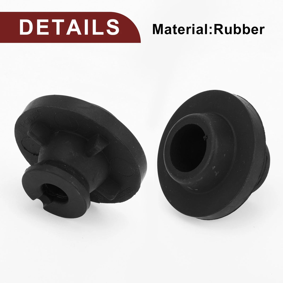 2X Lower Radiator Mount Bushing for Saturn Equinox (No. 96887050)