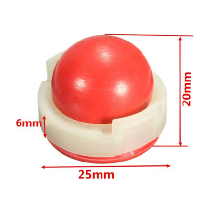 2X Red Carburetor Oil Bulb Cup for Replacement