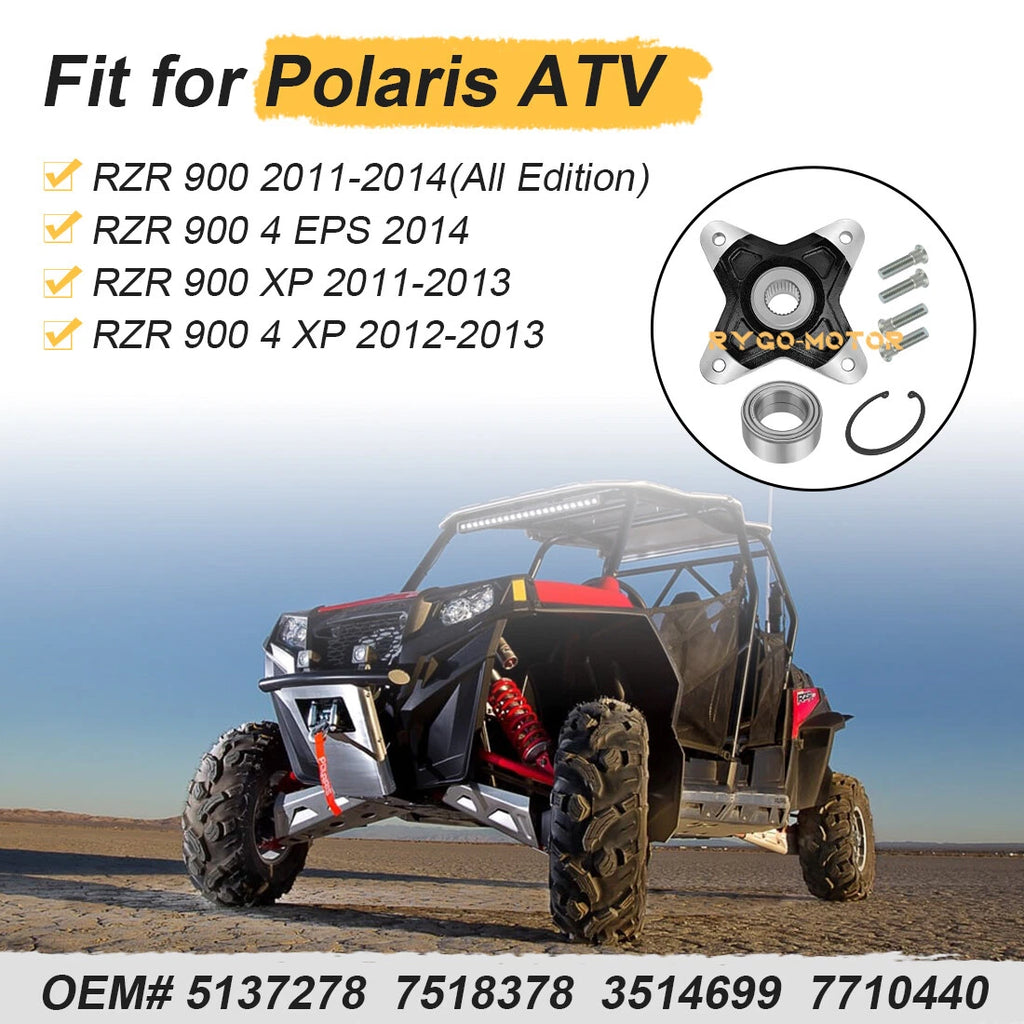 Rear Wheel Hub & Bearing Bolt Kit for Polaris RZR XP 900 (2011–2013) 5137278