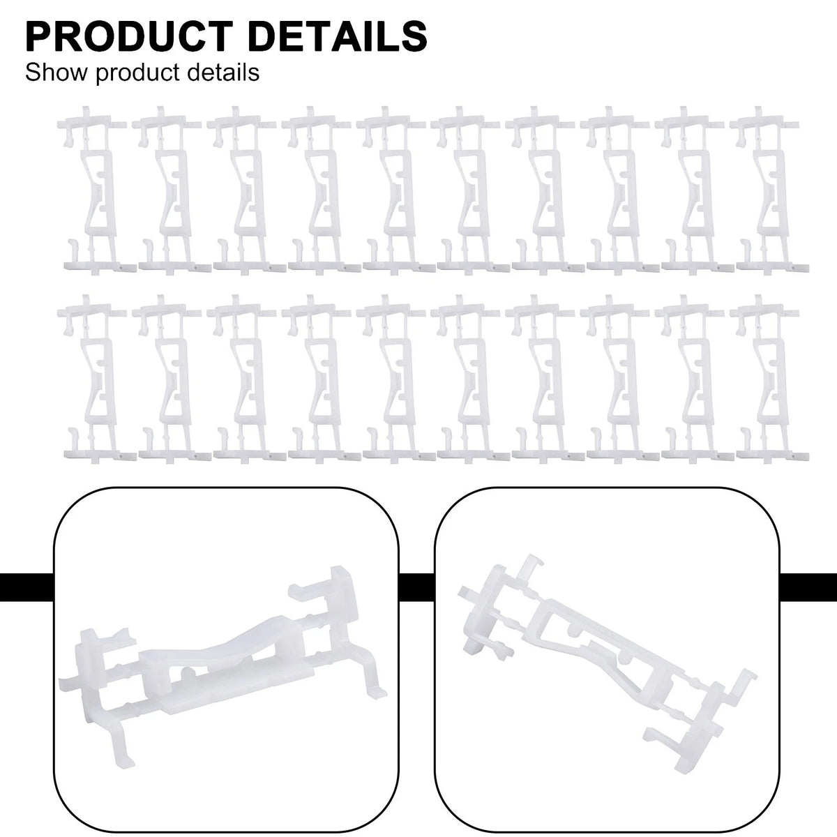 20X Roof Trim Clips for Mitsubishi (7403A143)
