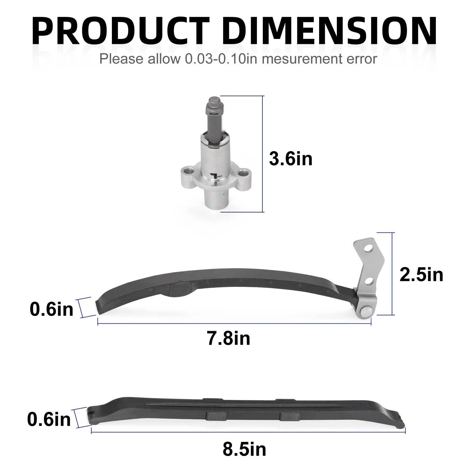 Cam Timing Chain Guide Tensioner for Yamaha Moto 4 YFM200 225 250 (1986–1991)