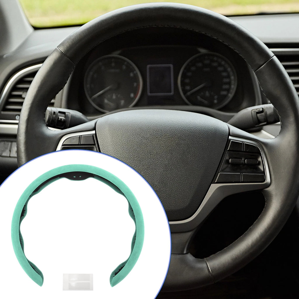 Steering Wheel Cover for Universal Fit (14.96", Celeste Blue)