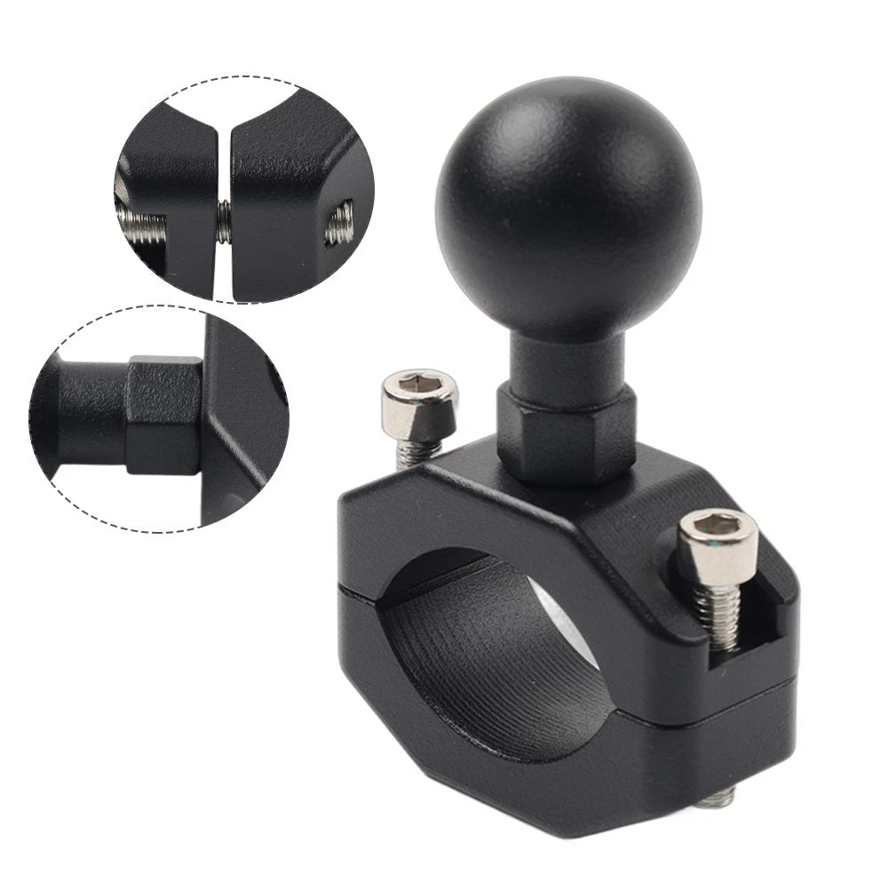 GPS Phone Holder Bracket Clamp for Motorcycle Handlebar (Universal Fit)