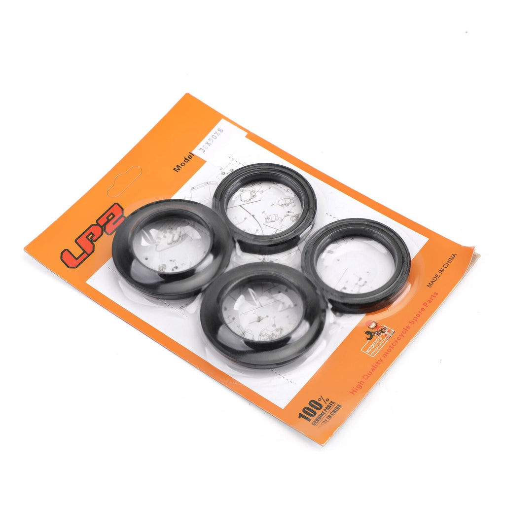 Fork Seal Dust Kit for Kawasaki ZX500 ZX600 ZX750 ZX900 ZN1100 KZ1000 (1978–2001)