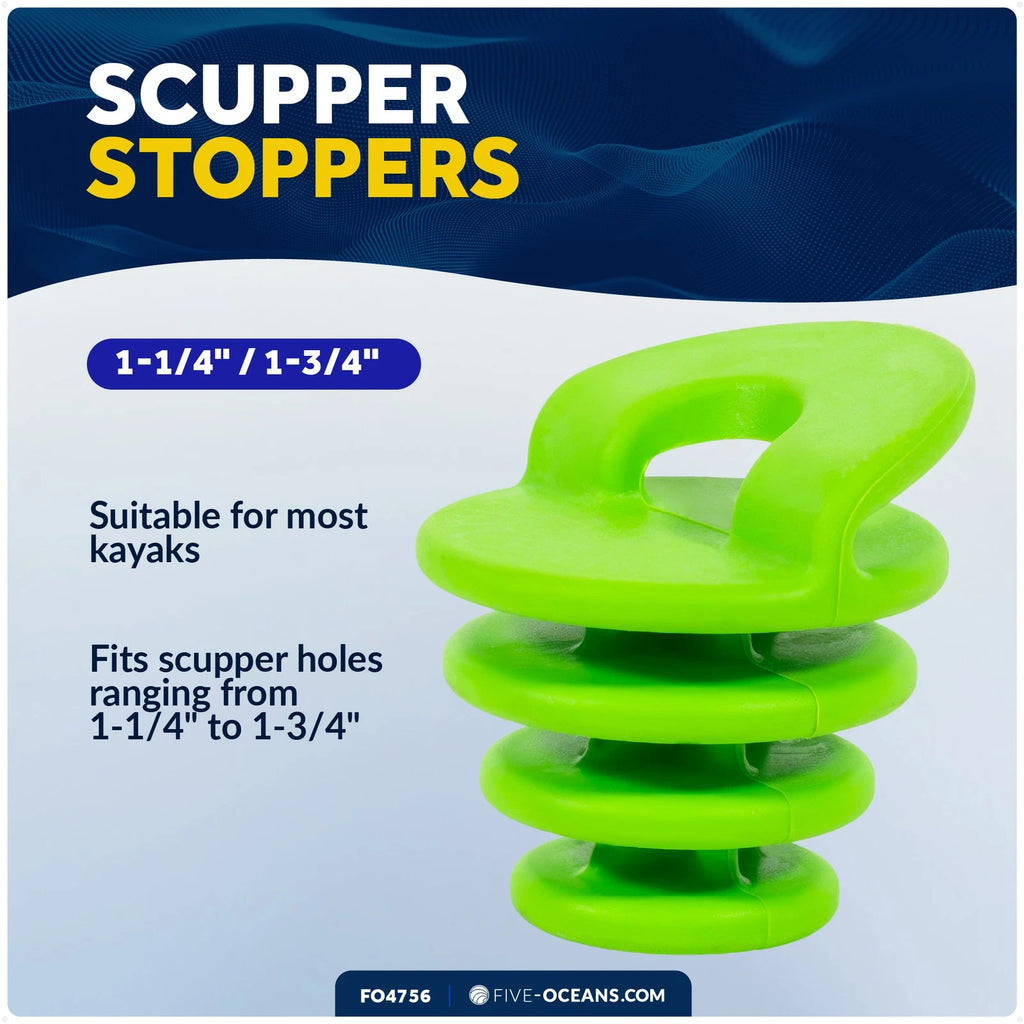 2X Scupper Stoppers for Five Oceans (1-1/4" / 1-3/4") - FO4756
