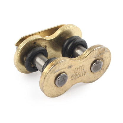 1 Pcs DID Motorcycle 525HV Master Chain Connector Link O-rings Gold for Honda