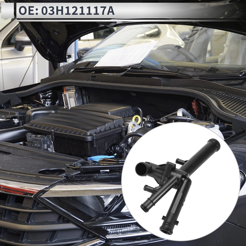 Engine Coolant Thermostat Housing Assembly Replacement for Audi Q7 3.6L (2007–2010)
