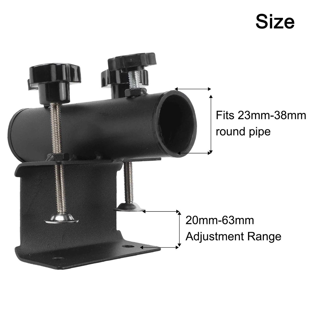 Adjustable Balcony Umbrella Holder for Various Pole Sizes