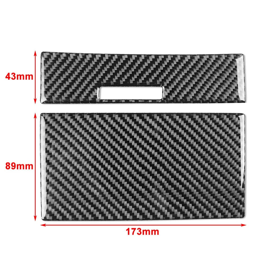 Carbon Fiber Overhead Reading Light Panel Trim for Toyota Camry (2007–2011) RHD Black