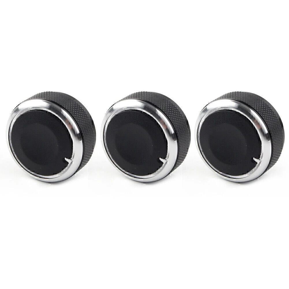 3Pcs A/C Panel Control Switch Knob Cover for Mazda 3 (2004–2009)
