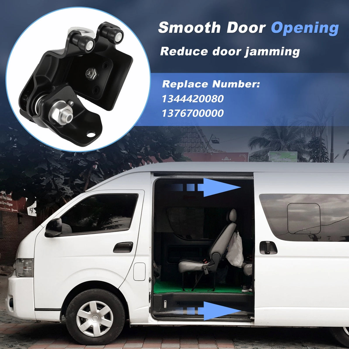 Sliding Door Roller Guide Left for Fiat Ducato 250 (2006–2011) 1344420080