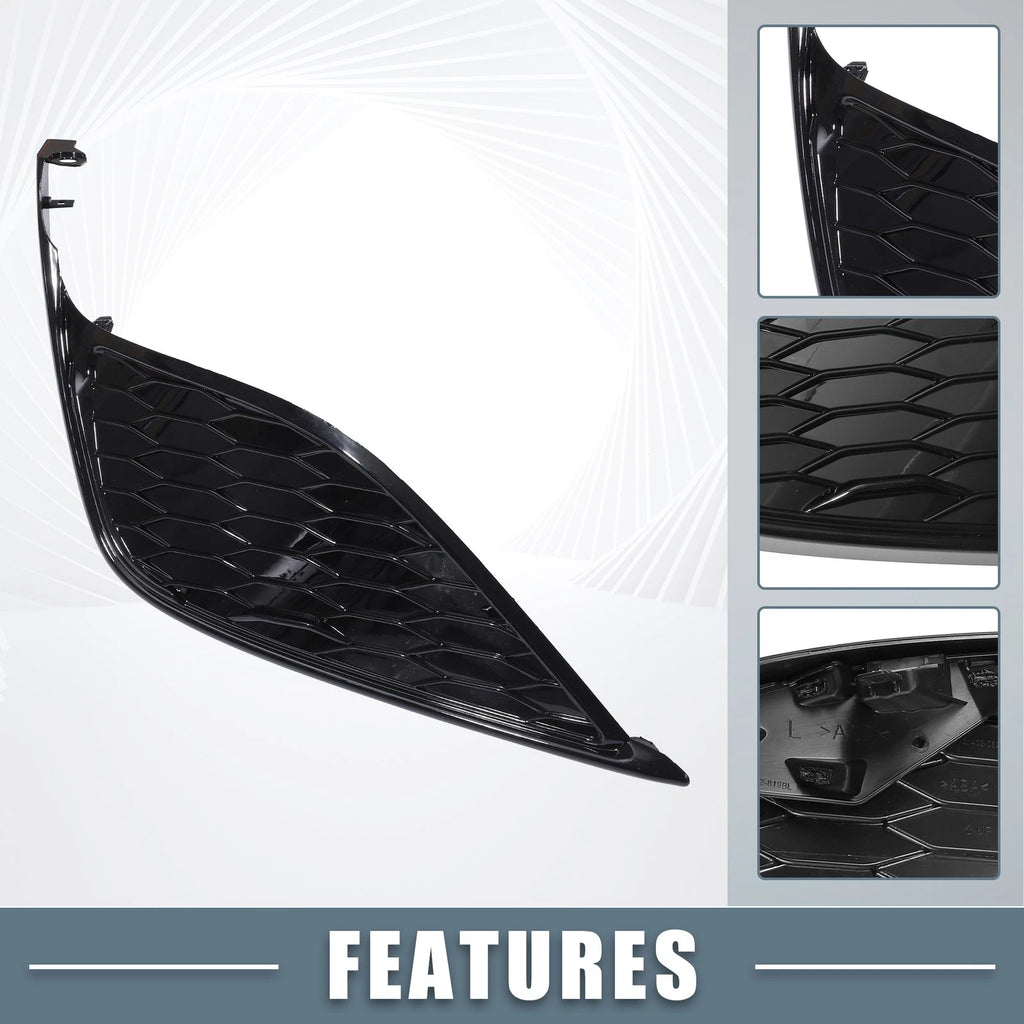 Fog Light Grille Trim Cover Pair Front Left Right for Toyota Camry (2018–2024)