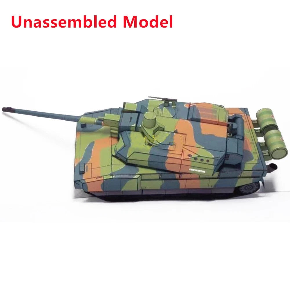 1/43 DIY French Leclerc Tank Model Unassembled Military Scene