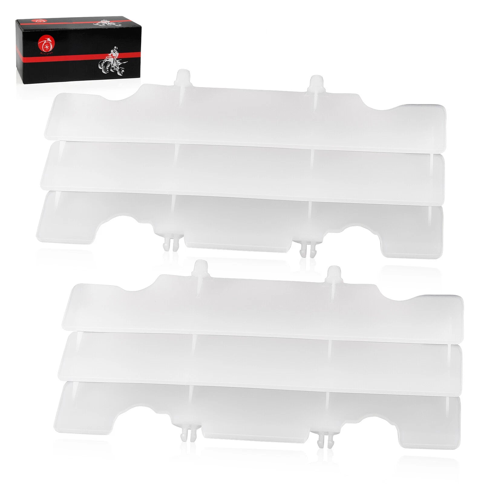Set of 2 Radiator Grille Fins for Honda CR125 (1992–1997) 19033-KZ4-860