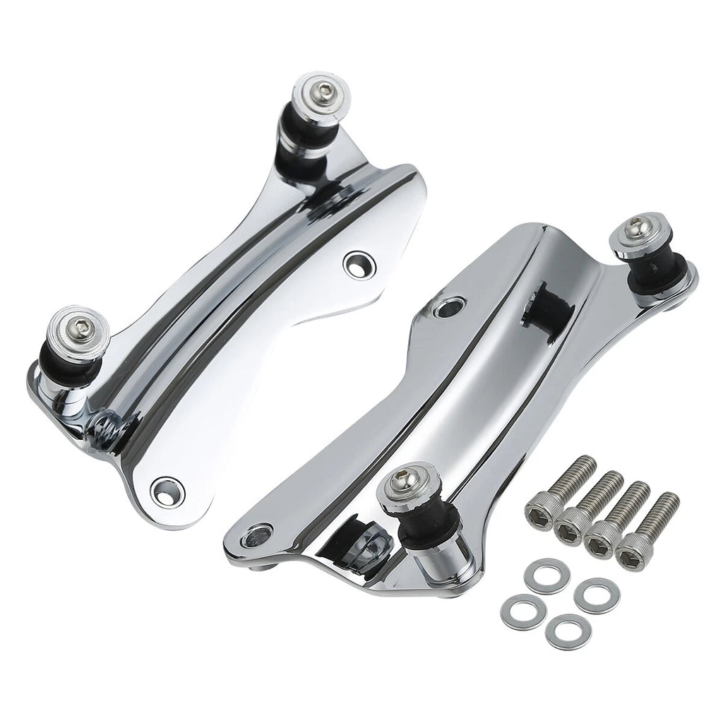 4 Point Docking Hardware Kit & Covers for Harley Electra Glide (2014–Up)