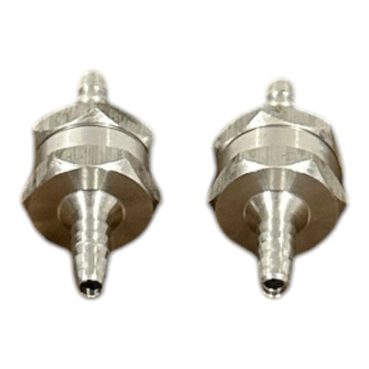 2X Fuel Check Valve for Diesel Gasoline 10mm OD (Inline Non Return)