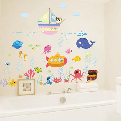 Wall Sticker for Bathroom Bedroom Decor (No Part Numbers)
