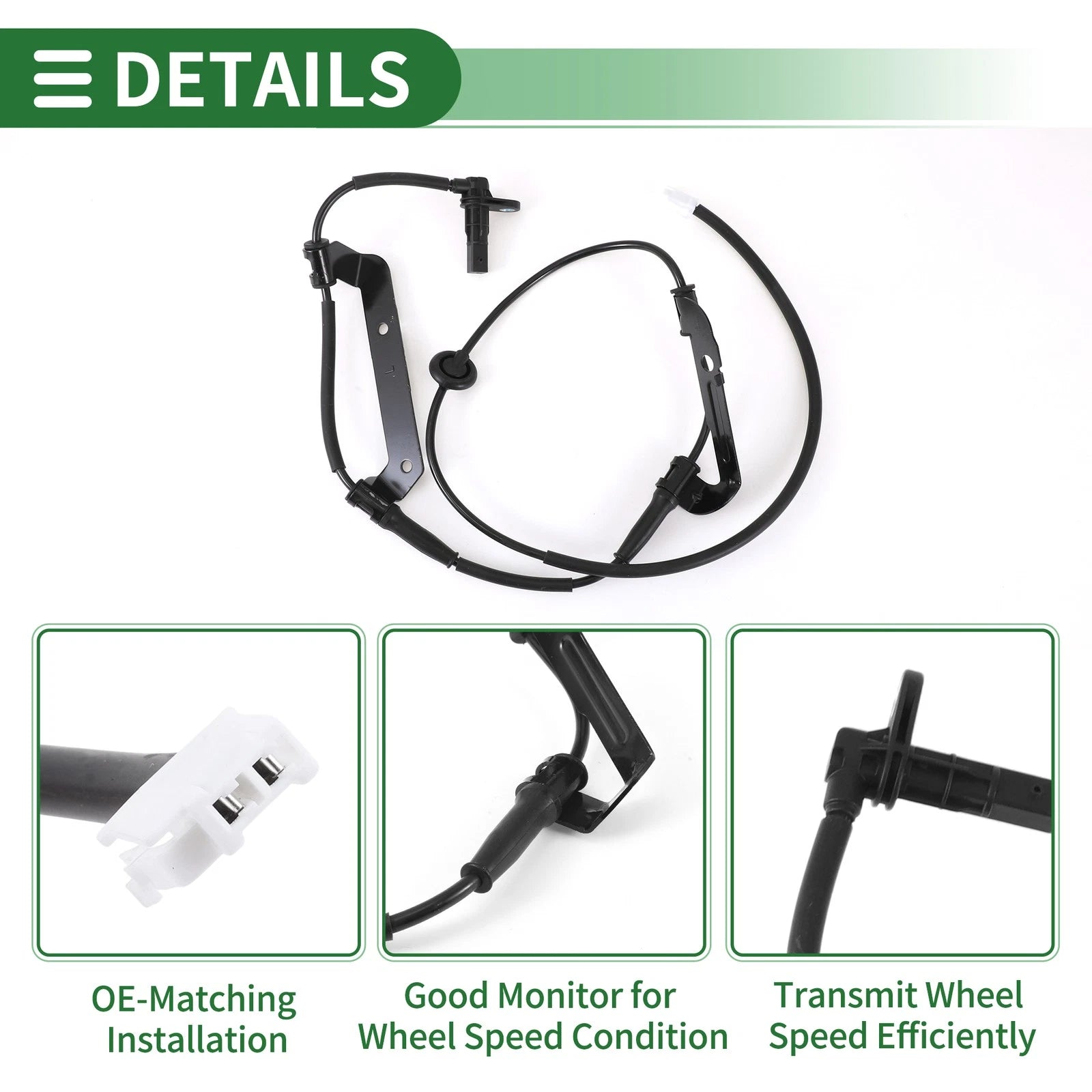 ABS Wheel Speed Sensor No. 956802P100 for Kia Sorento (2009–2012)