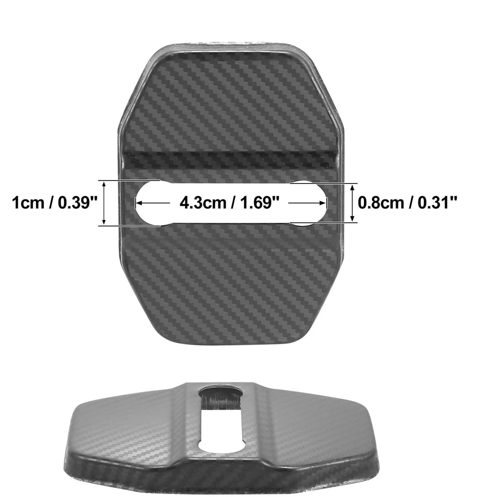 Door Lock Latch Covers Replacement Kit for Dodge Charger (2016–2021)