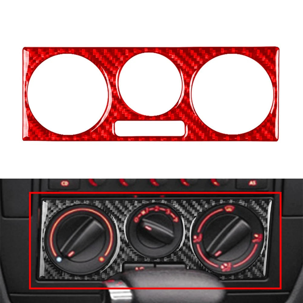 Air Conditioner Switch Control Panel Cover for Volkswagen Passat B5 (2001–2005) Red