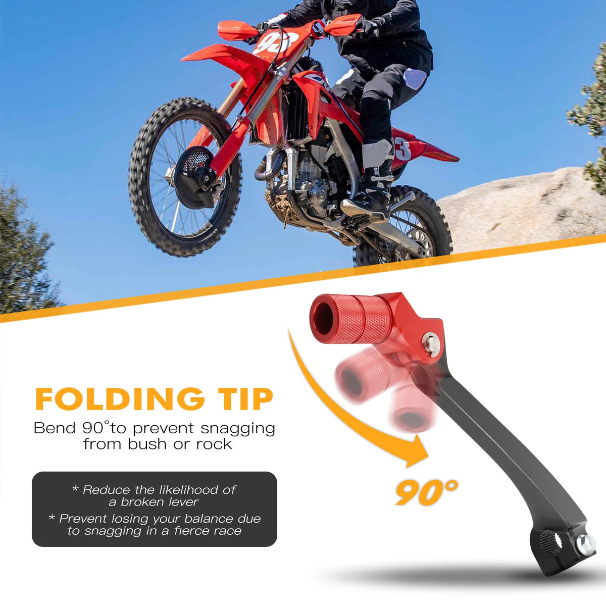 Forged Gear Shift Lever for Honda CRF250R CRF250RX (2018–2023)