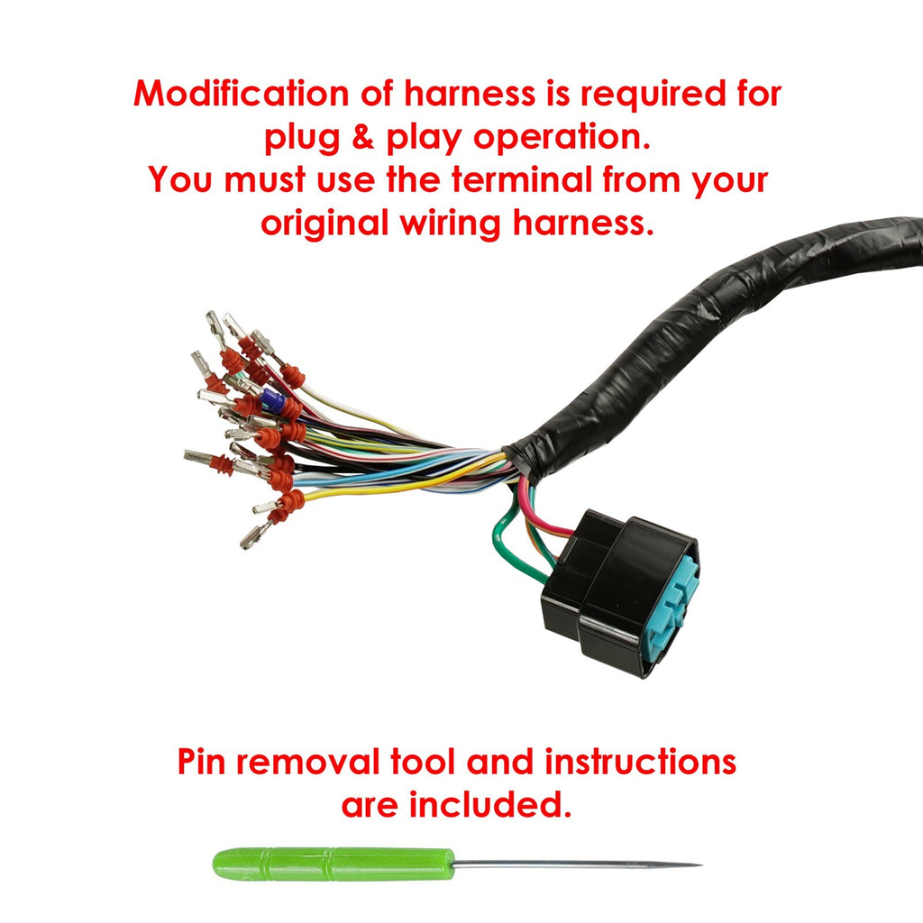 Caltric Wiring Harness Replacement for Honda Civic (2016–2021)