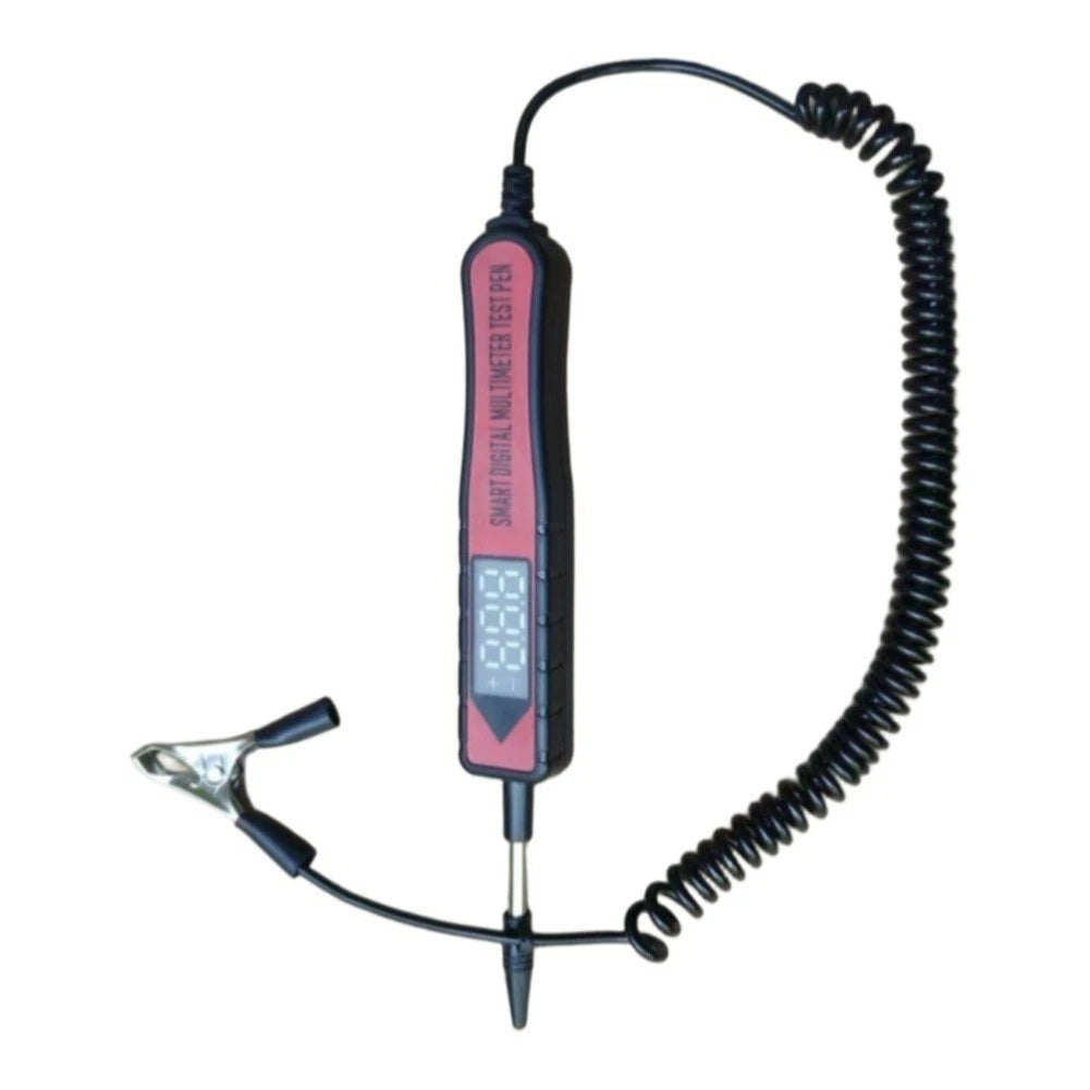 Auto Voltage Tester with LED Display for Vehicles (5V to 120V)
