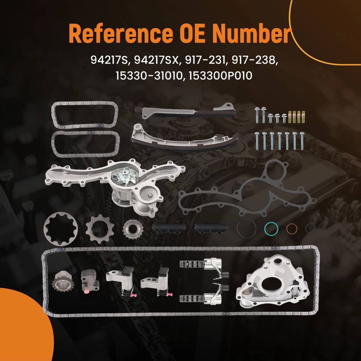 Engine Timing Chain Kit for Toyota Tundra 4.0L (2005–2010) 15115-0P010