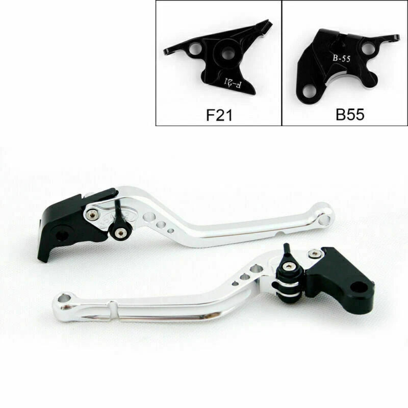 Long Brake Clutch Levers for Buell XB12 XB9 Ulysses XB12XT XB12X (2003–2010) Silver T9
