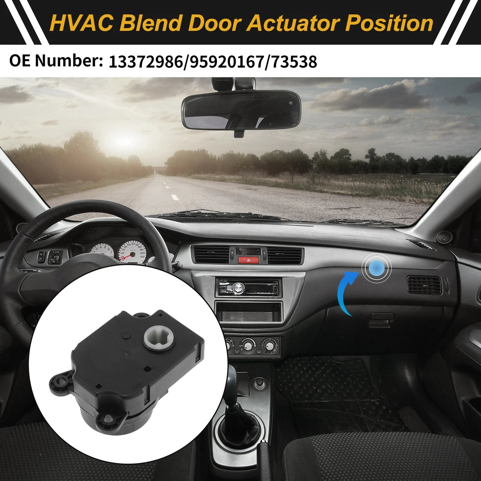 HVAC Heater Blend Door Actuator Replacement for Buick Encore (2013–2022)