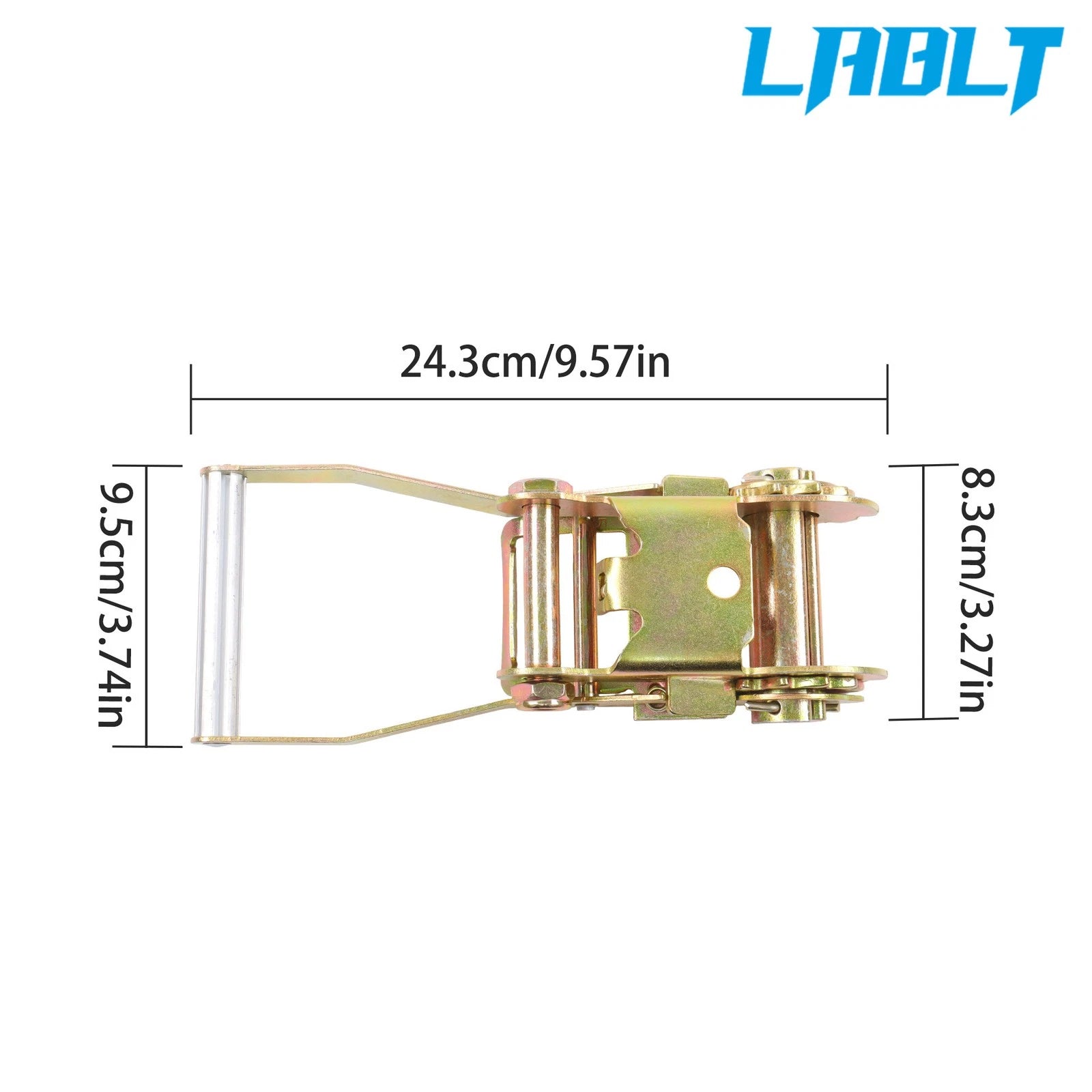 2 Pack Ratchet Buckle for Tow Dolly Trailer (LABLT)