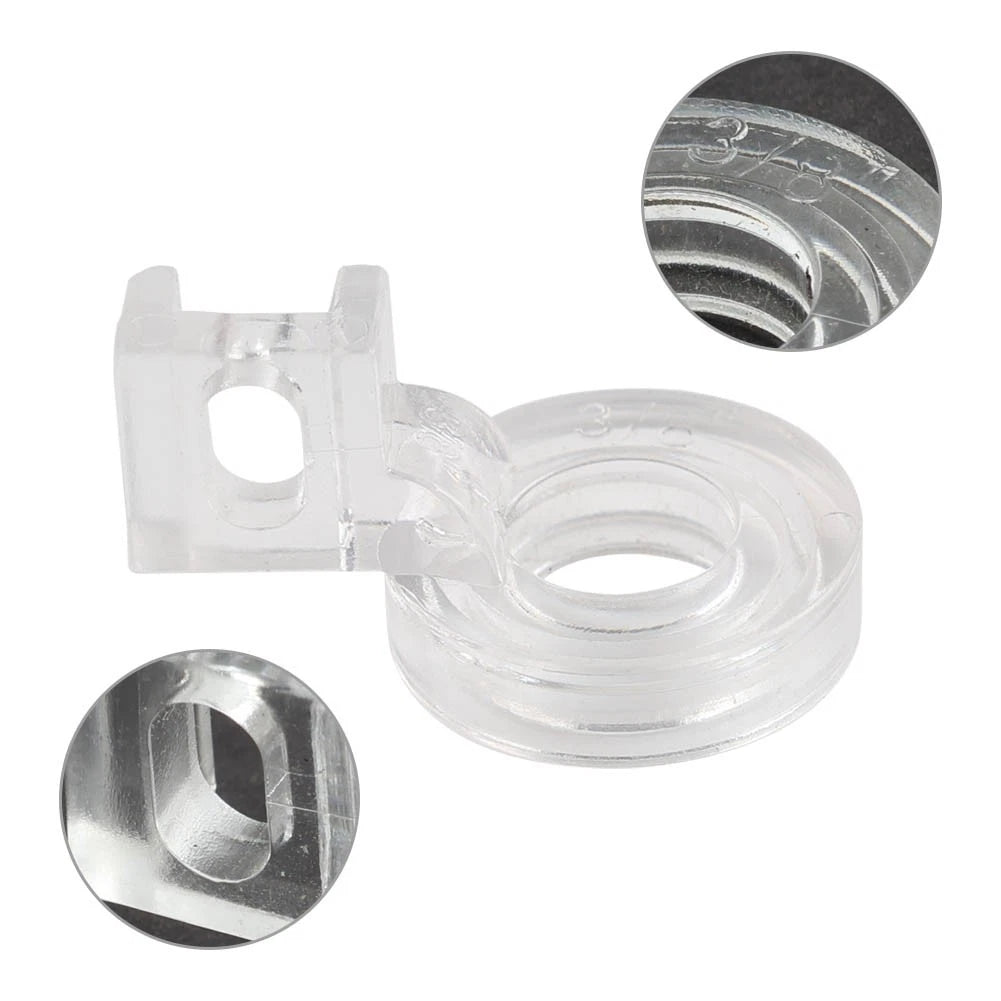 3/8" Clear Free Motion Couching/Echo Quilting Ruler Presser Foot For Low Shank