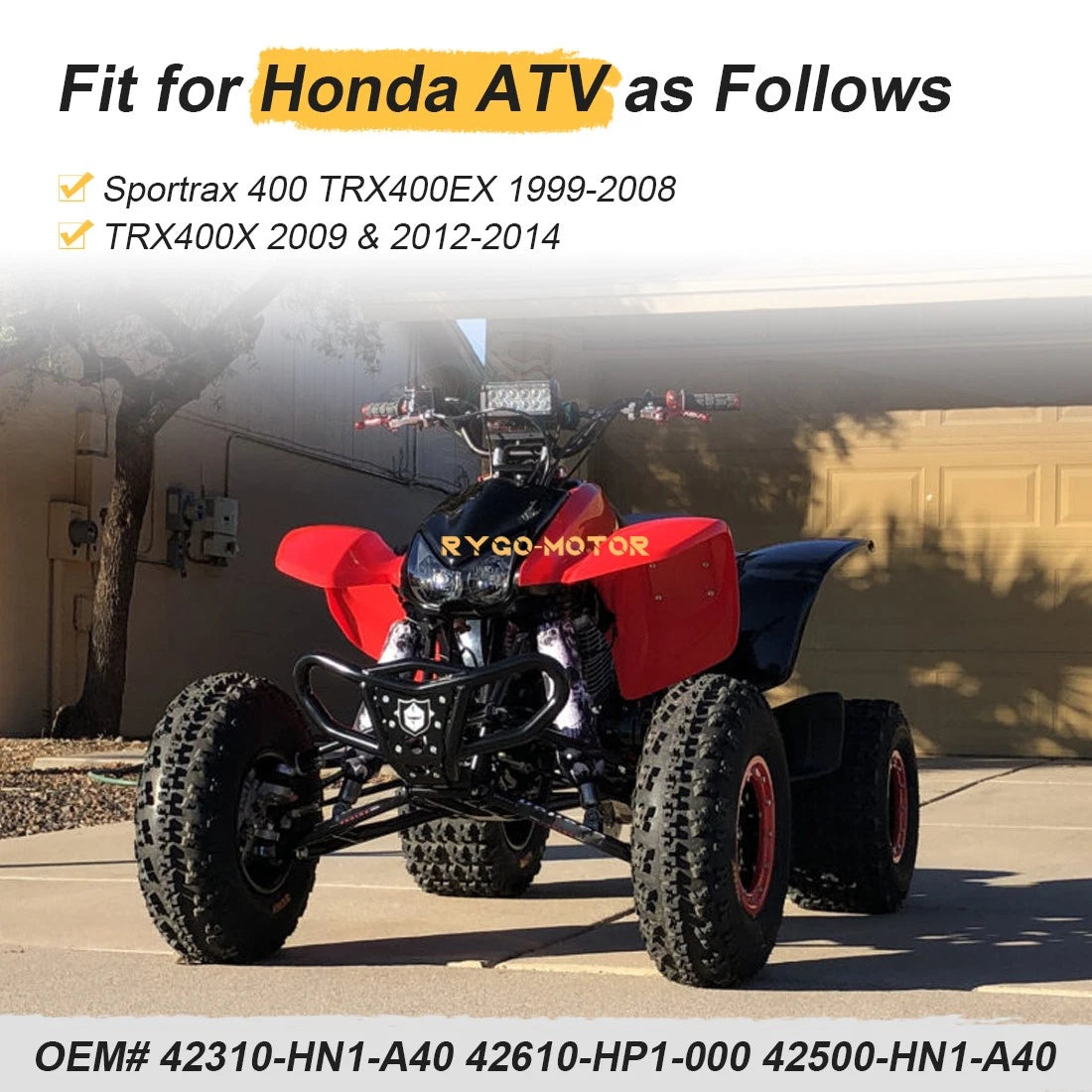 Rear Axle Shaft Kit for Honda TRX400EX TRX400 Ex Sportrax 400 (1999–2008)