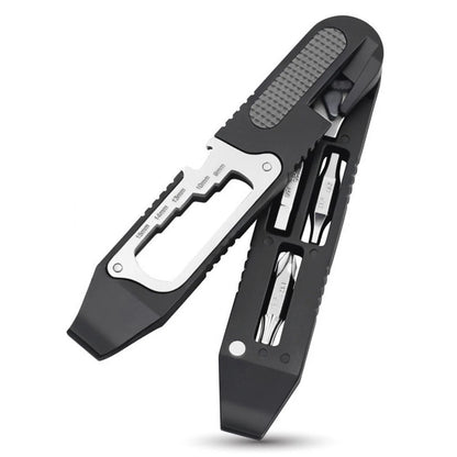 Metal Multifunctional Tire Lever Ratchet Wrench Screwdriver Bit Tool