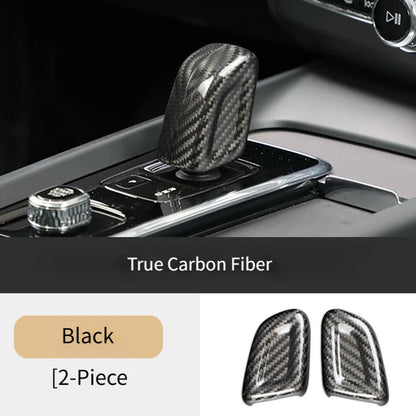 Carbon Fiber Shift Knob Cover for Volvo XC60 (2022–2026)