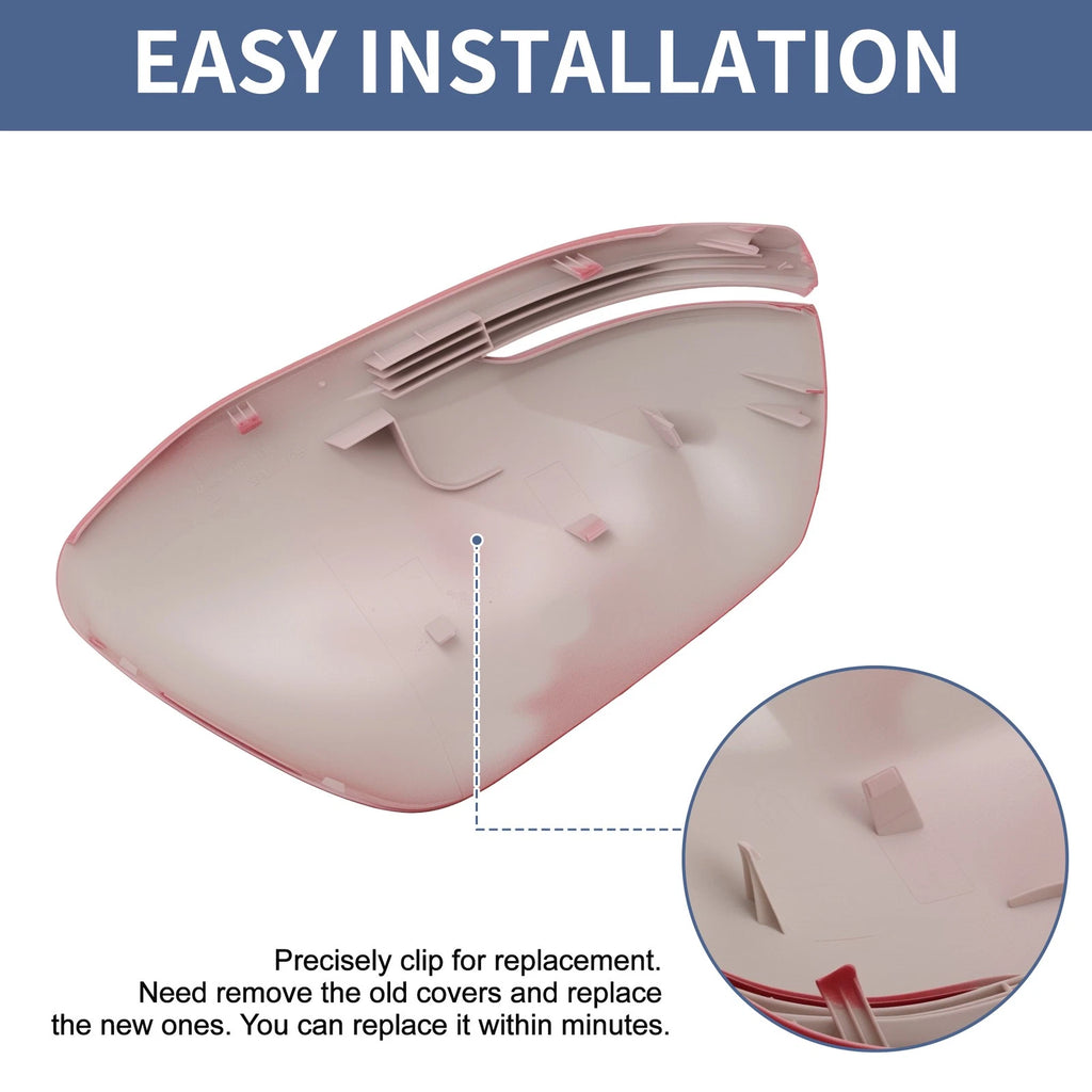 Left Passenger Side Rearview Mirror Cover Cap Red for Honda CR-V (2012–2016)