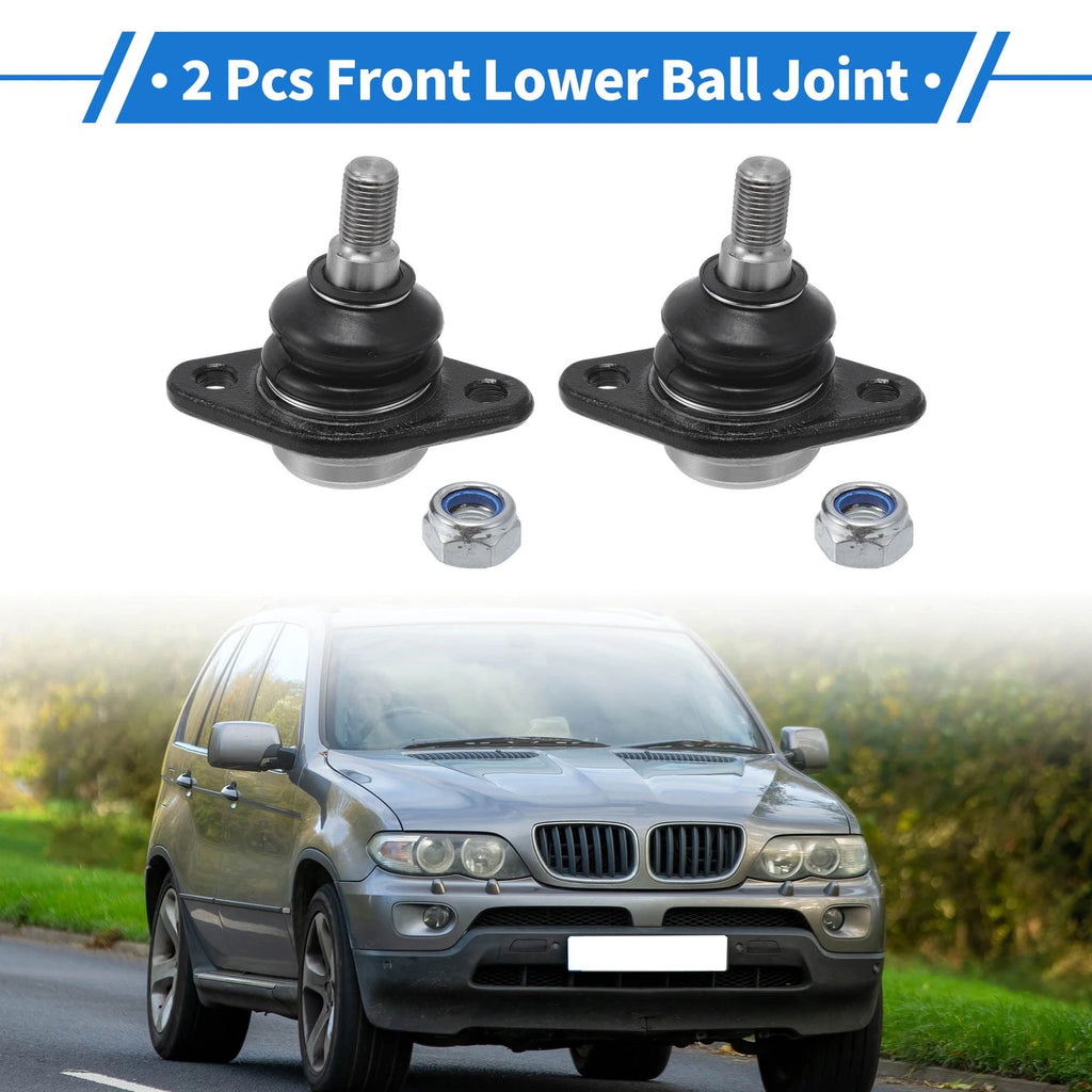 2 Pcs Front Lower Ball Joints Replacement for BMW X5 (2000–2007)