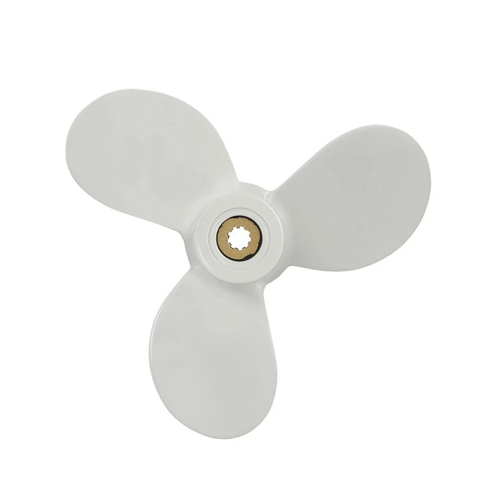 7.5" Diameter 8 Pitch RH Aluminum Propeller for Outboard (4HP 6HP)