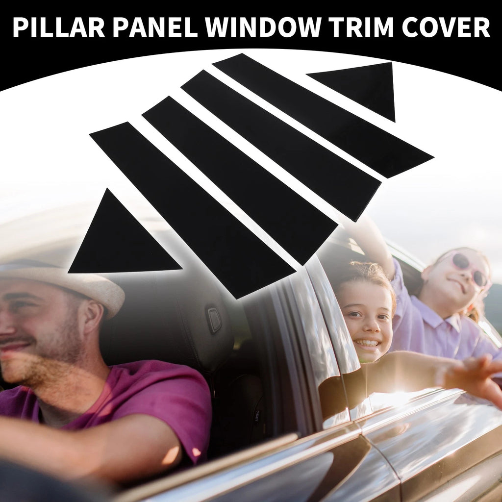 6pcs Pillar Window Trim Cover Replacement for Chrysler 300 300C (2005–2010)