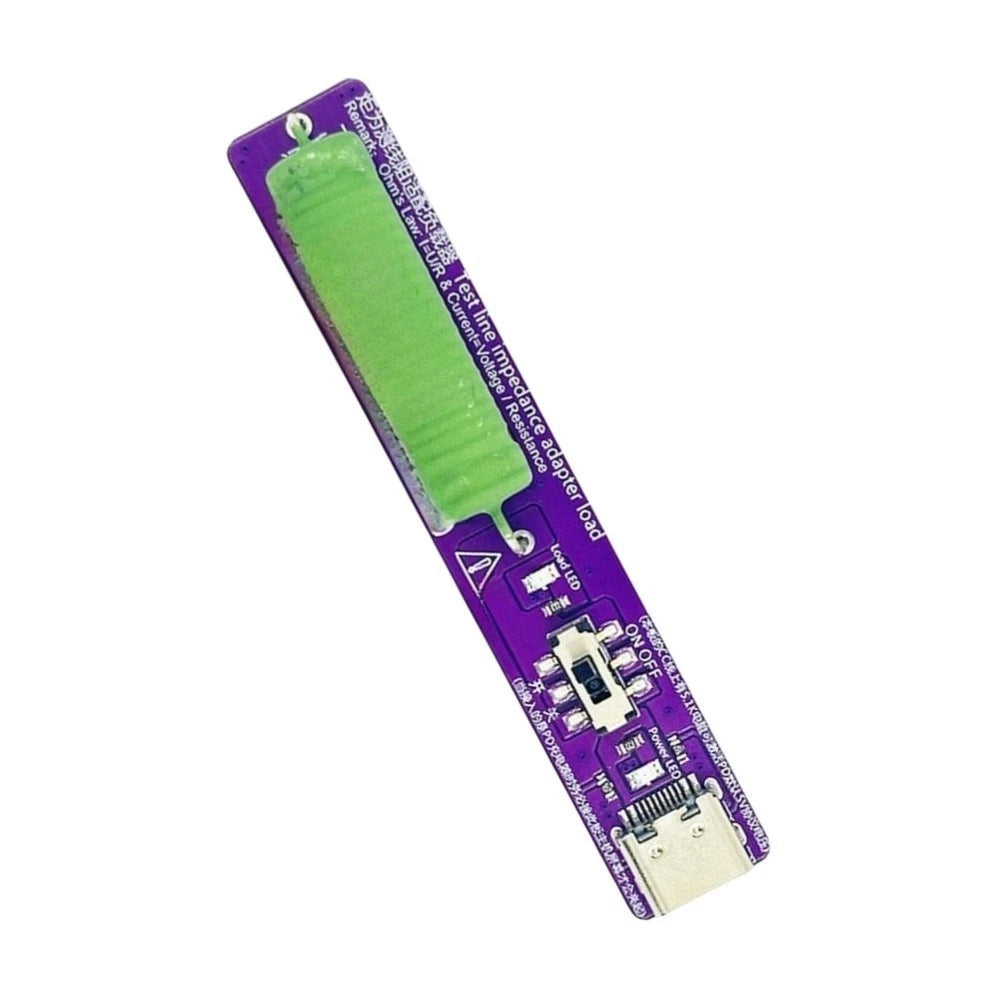 Type-C Resistance Load Tester with LED Display for Cable Performance Test