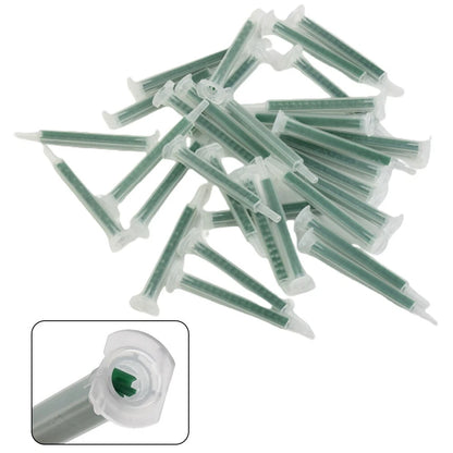 50x Plastic Mixing Tube Nozzle 83mm for 50ml 37ml Syringe