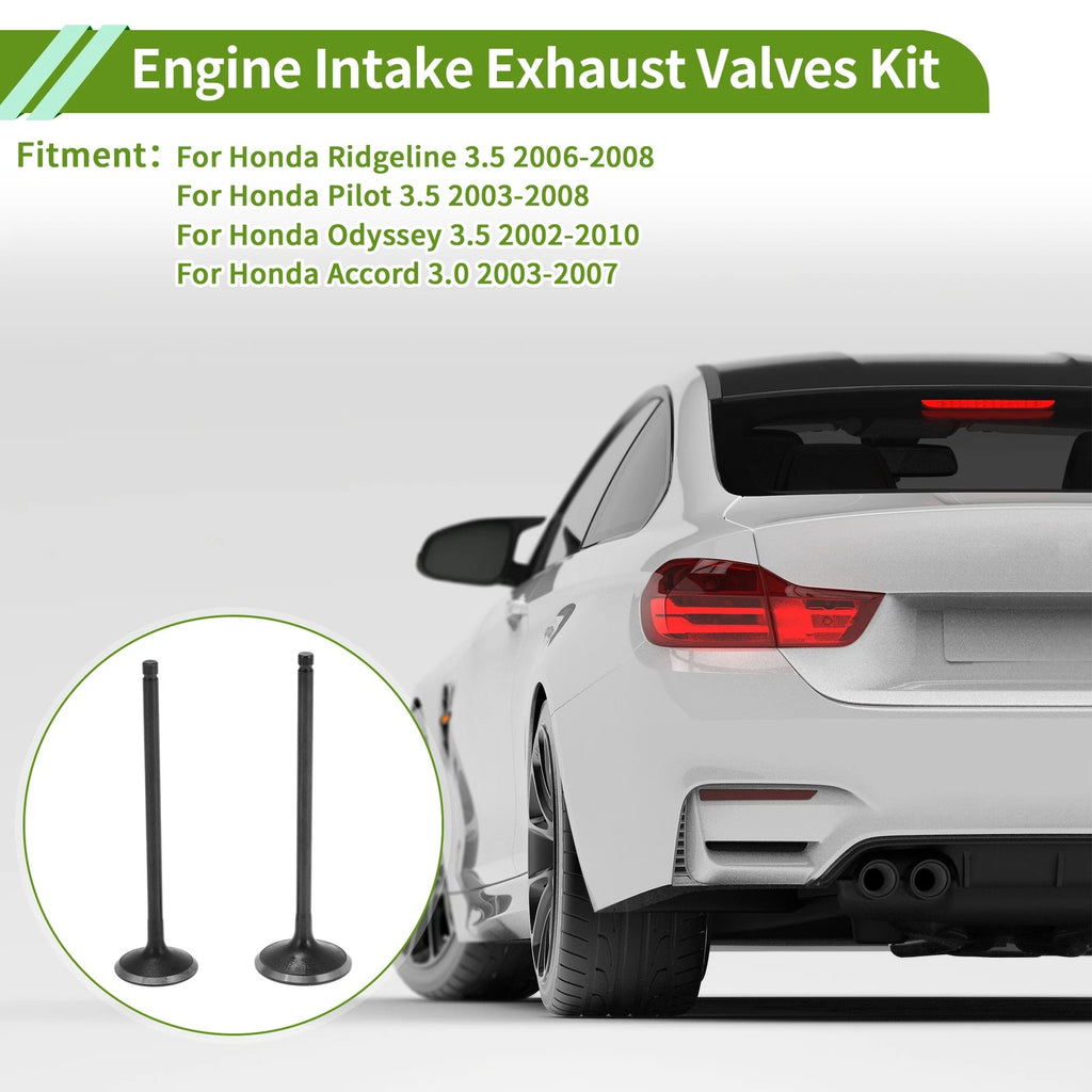 Engine Intake Exhaust Valves Kit for Honda Ridgeline 3.5 (2006–2014)