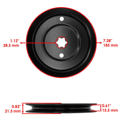 Transmission Pulley Replacement for MTD 13A166 13A277 956-04002 (2005–2015)