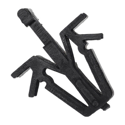 10X Clasp Fastener for Automotive Black Plastic