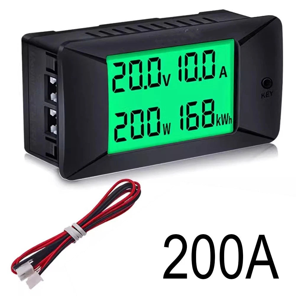 DC Digital Voltmeter Ammeter for Distribution Cabinets