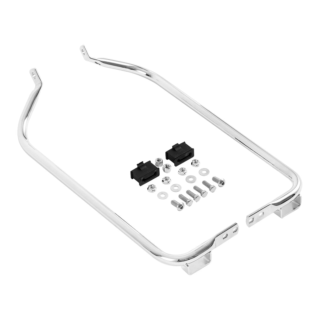 Chrome Saddlebags Support Bracket for Harley Touring Road Glide (1997–2008)