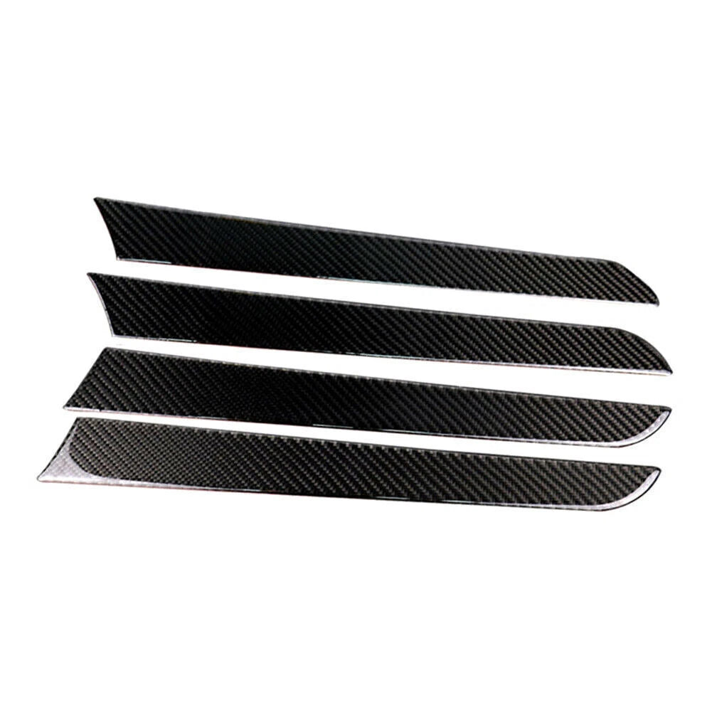 4X Carbon Fiber Interior Door Panel Cover Trim for Audi A4 B8 (2009–2016)