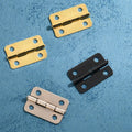 24pcs Mini Jewelry Box Hinges for Dollhouse Craft Cabinet (23mm x 15mm)