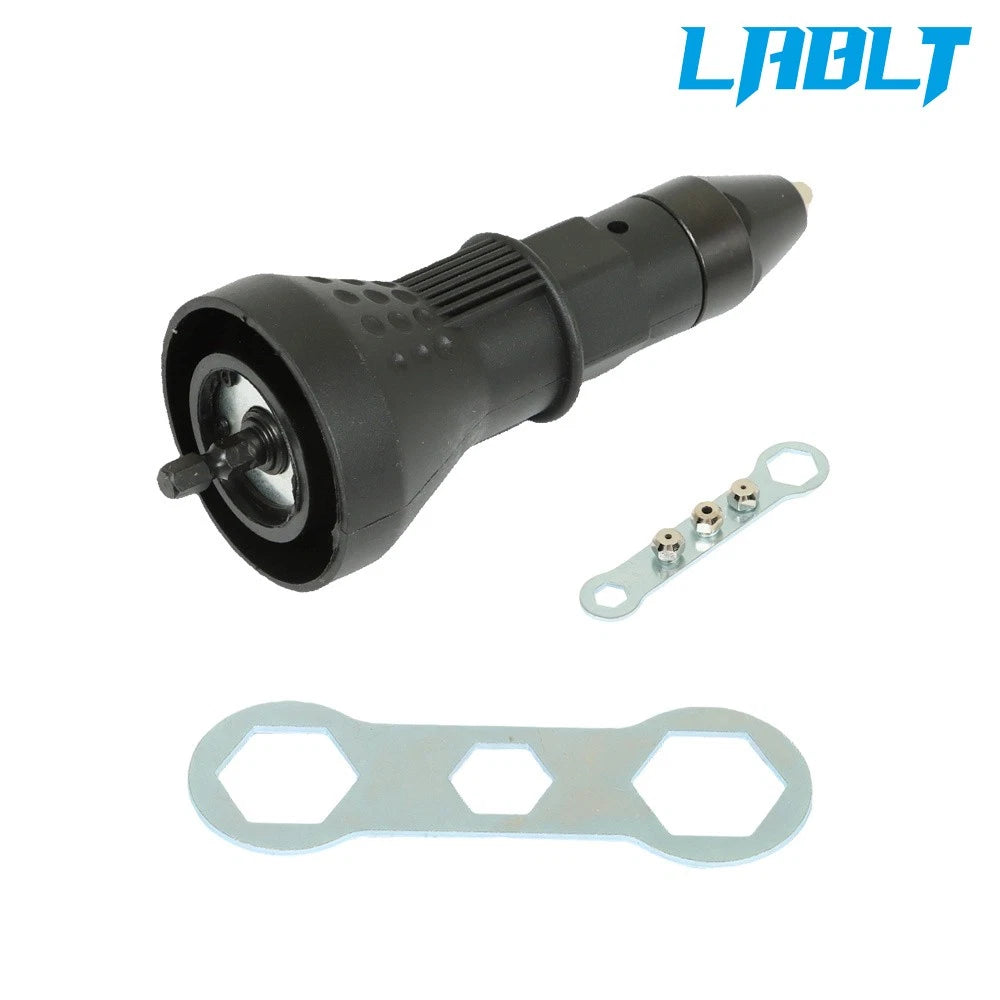Electric Rivet Nut Gun Adaptor for Cordless Power Drill Tool Kit