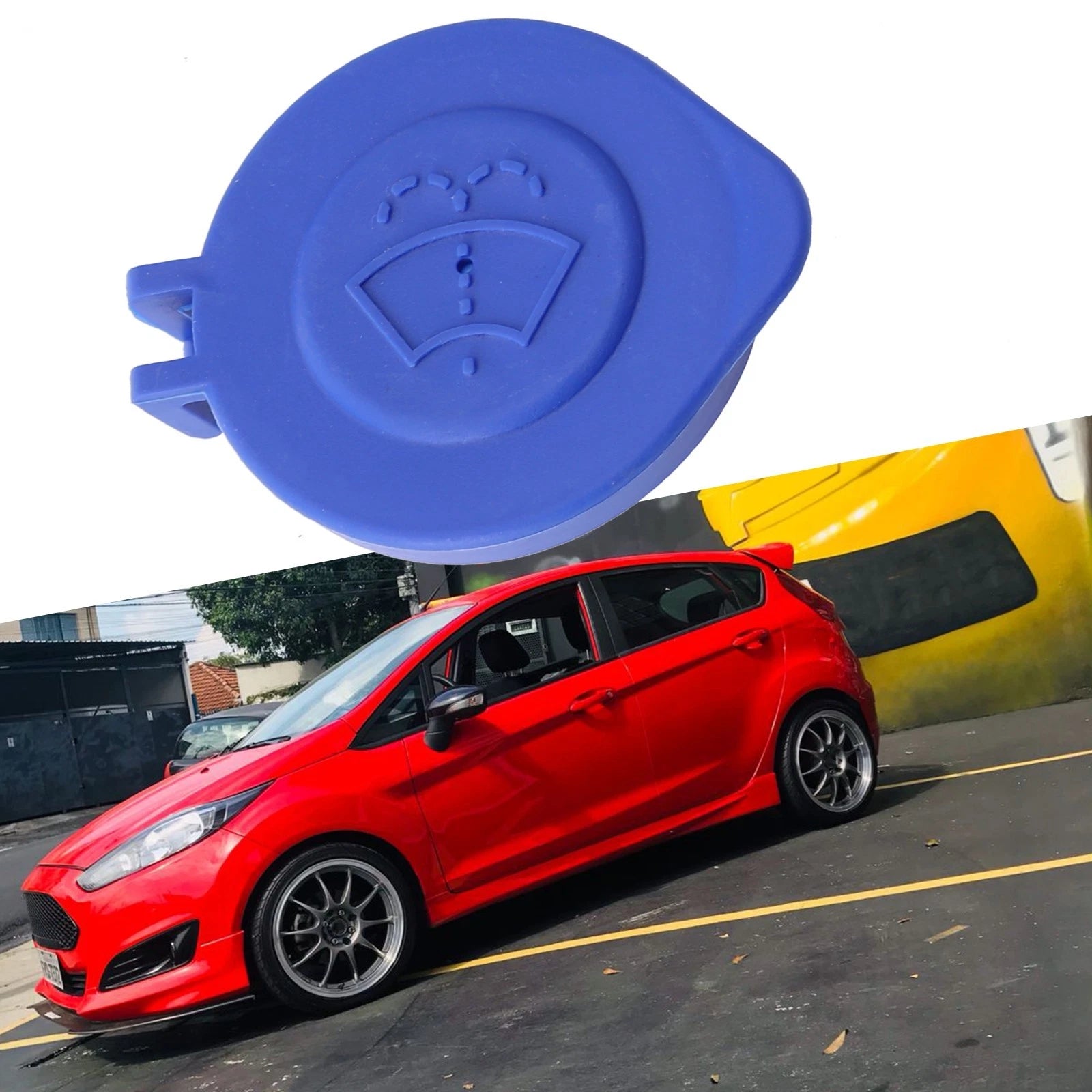 Blue Plastic Washer Cap for Ford (1513774)